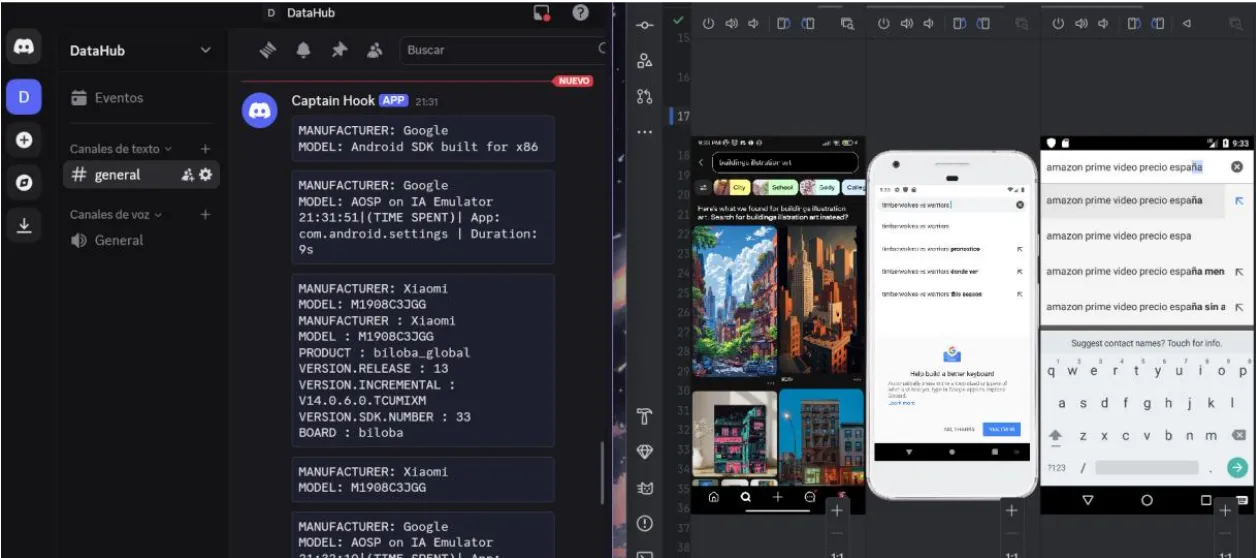 Android Keylogger project screenshot